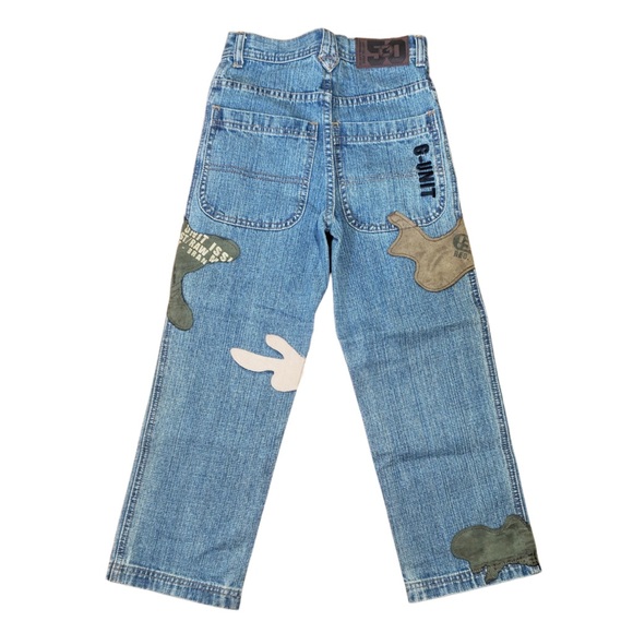 G-Unit Boy's Graphic Camo Straight Blue Denim Jeans - Picture 5 of 5